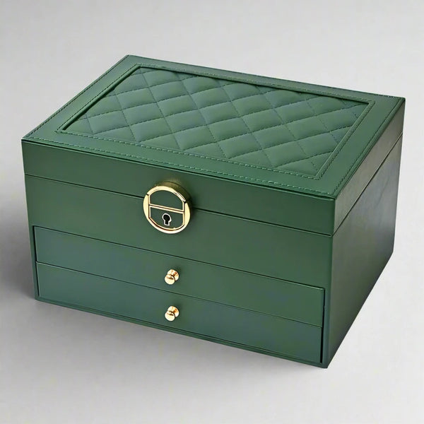 Sieradenbox met meerdere lagen en fluweelzachte binnenkant – Maeva