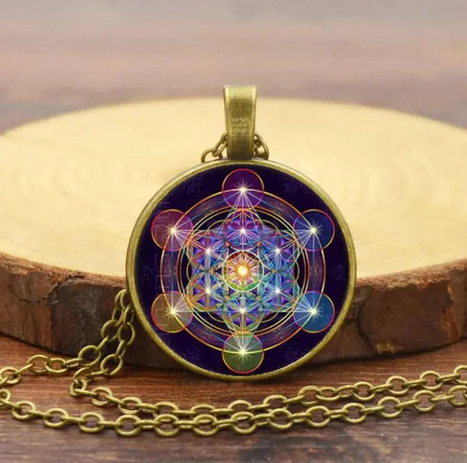 Chakra Hanger met Metatron's Kubus - Solantra