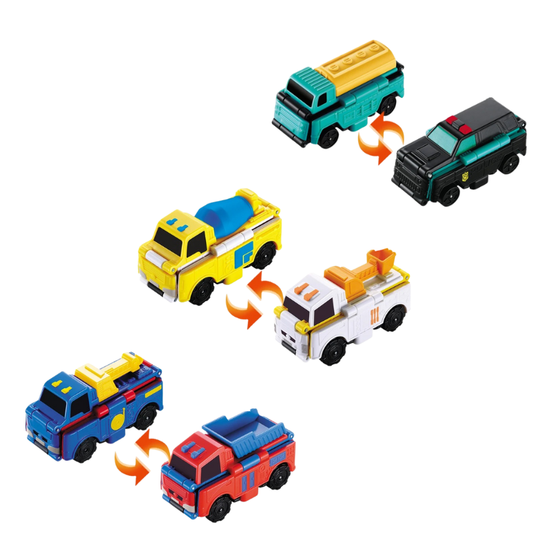Dubbelzijdige Speelauto's voor Fantasierijk Spelen - FlipWheels