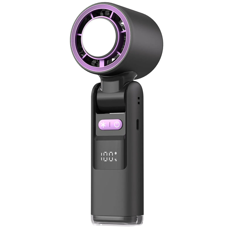 HandyFan Pro - Draagbare Opvouwbare Ventilator met Digitale Weergave en 4000mAh Batterij