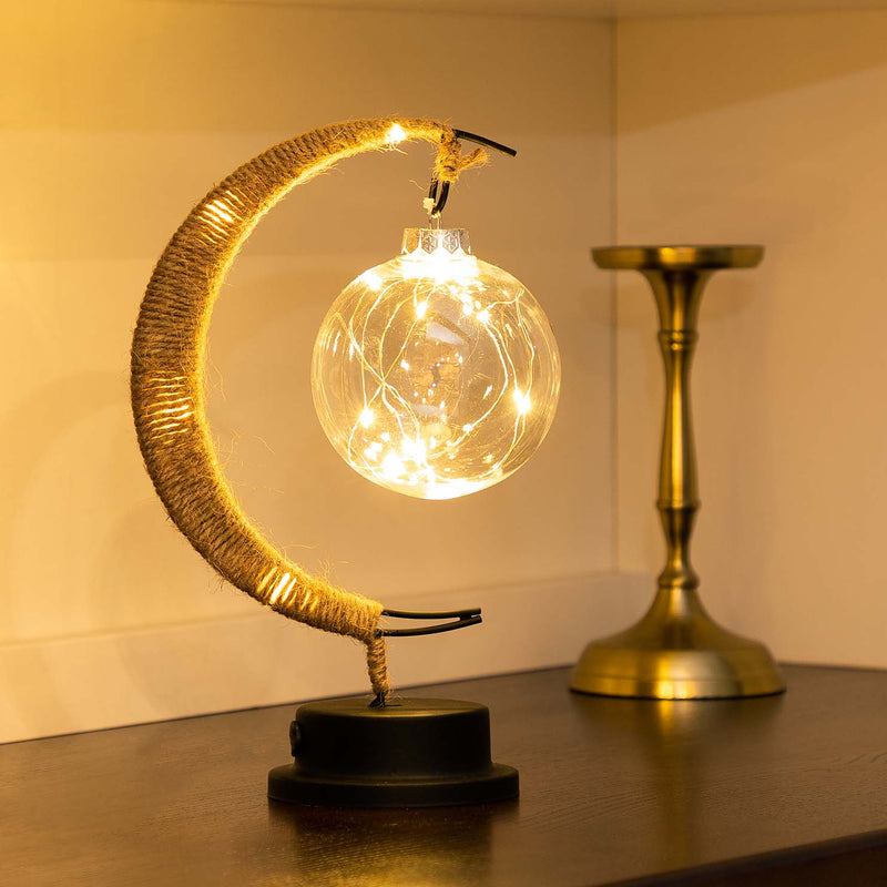 Betoverde Maanslamp – Zachte LED Maanlicht voor een Dromerige Sfeer