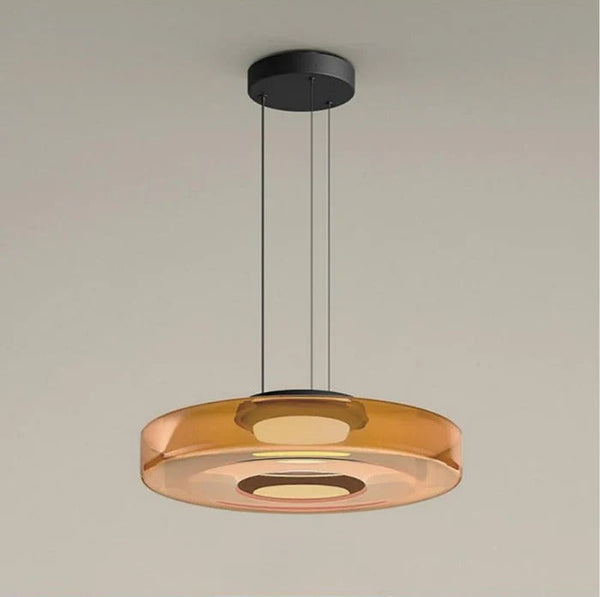 Glaspendellamp in Bauhaus-stijl