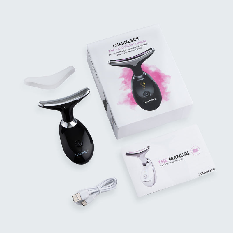 7-in-1 LED Gezichtsverstevigings- & Massagetool – Vénera