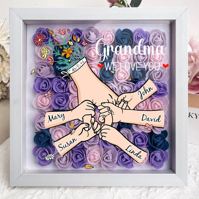 FloraFrame | Voeg jullie namen en een liefdevolle boodschap toe om het net zo speciaal te maken als jullie band met mama