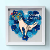 FloraFrame | Voeg jullie namen en een liefdevolle boodschap toe om het net zo speciaal te maken als jullie band met mama