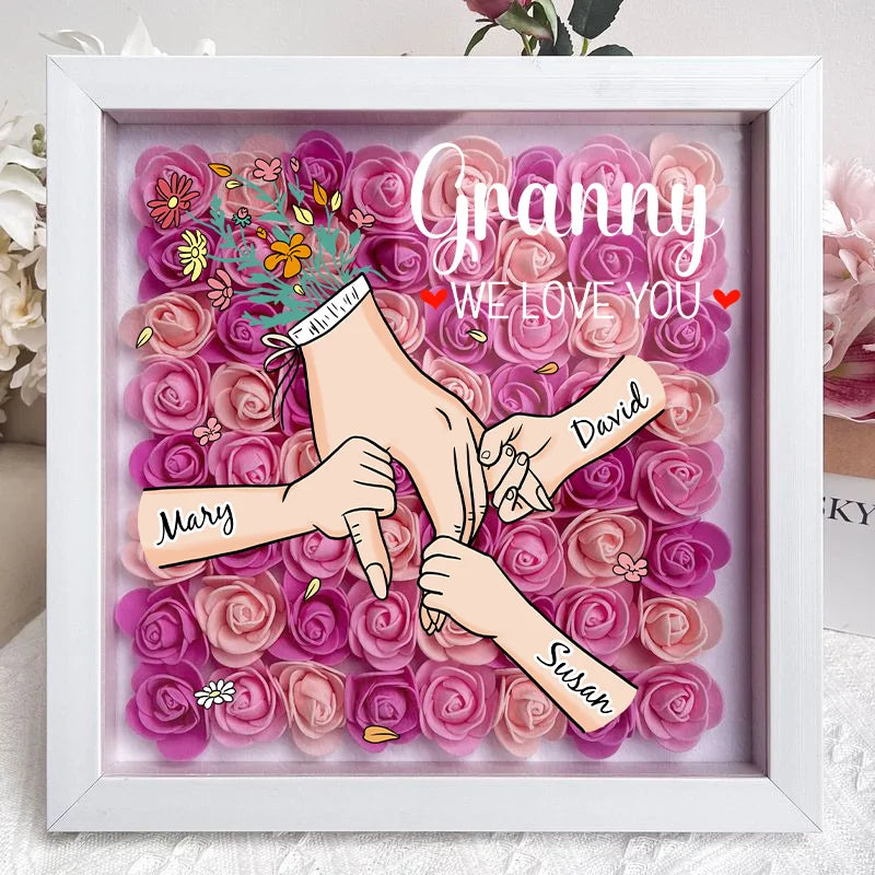 FloraFrame | Voeg jullie namen en een liefdevolle boodschap toe om het net zo speciaal te maken als jullie band met mama