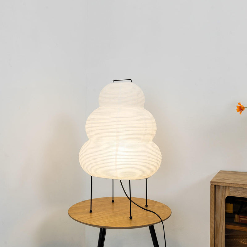 Akari Tafellamp – Japan-geïnspireerde Zacht Gloeiende Papieren Lamp