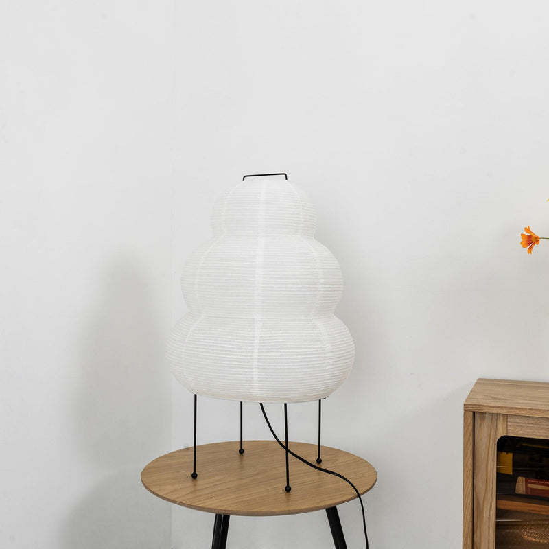 Akari Tafellamp – Japan-geïnspireerde Zacht Gloeiende Papieren Lamp