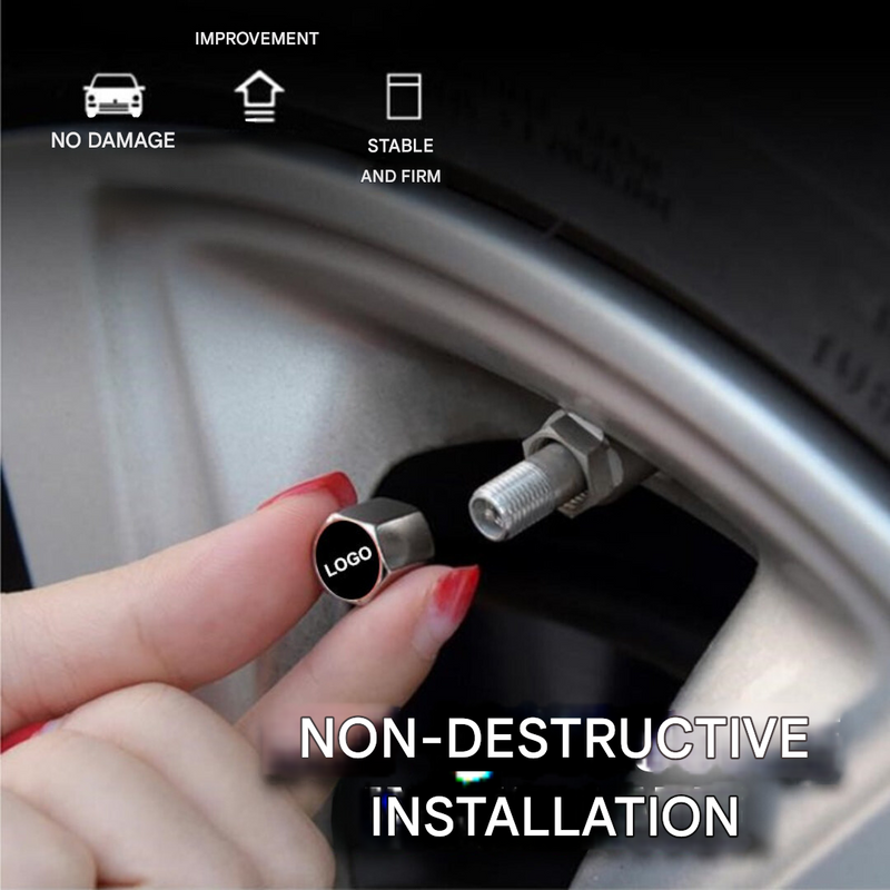 Marke Ventilkappen Set (4 Stuks) - WheelTops