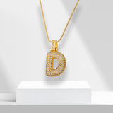 Bubble-letterketting met hanger - LuxeLette