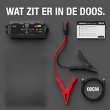 Boost Plus GB40 | 1000A Draagbare Jumpstarter voor Auto – 12V Accubooster & Powerbank voor Benzine en Diesel