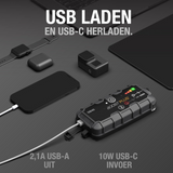 Boost Plus GB40 | 1000A Draagbare Jumpstarter voor Auto – 12V Accubooster & Powerbank voor Benzine en Diesel