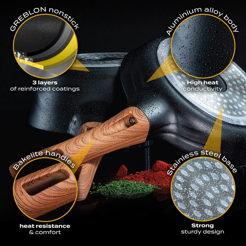 KookPannen Set - Duurzame en Veelzijdige Pannen