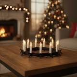 HOLIFLAME – Vlamloze kerstkaarsenset met zacht LED-licht