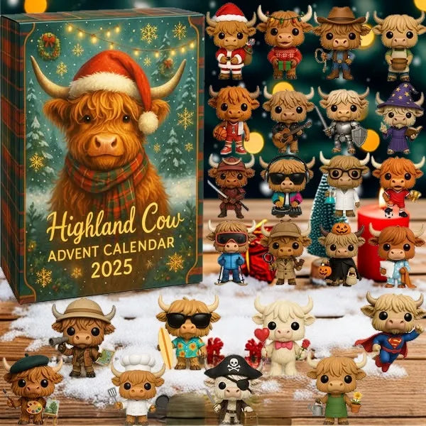 Highland Cow Adventskalender 2025