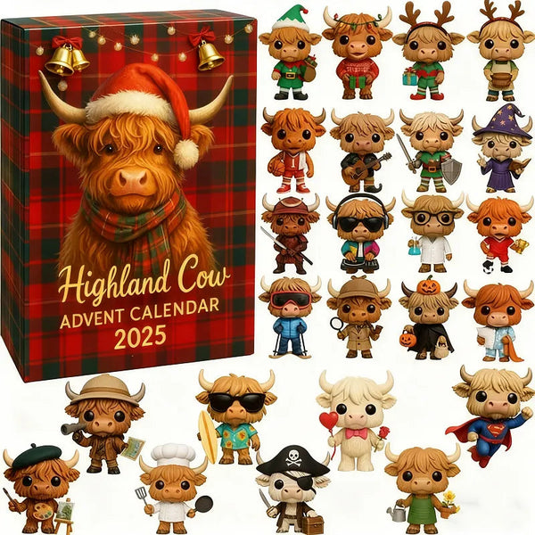Highland Cow Adventskalender 2025