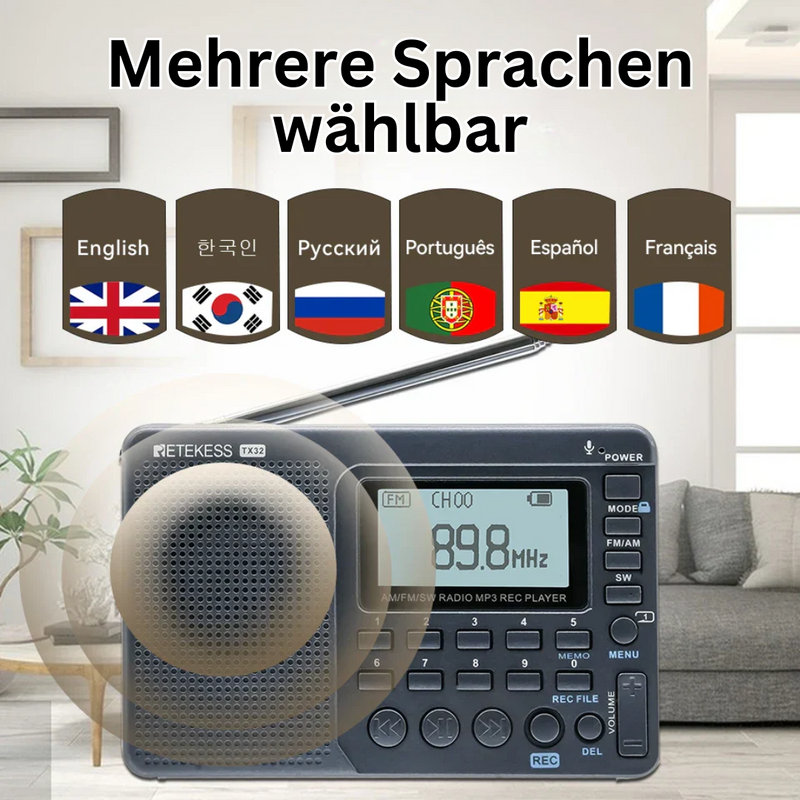 Compacte Draagbare Radio – EchoWave
