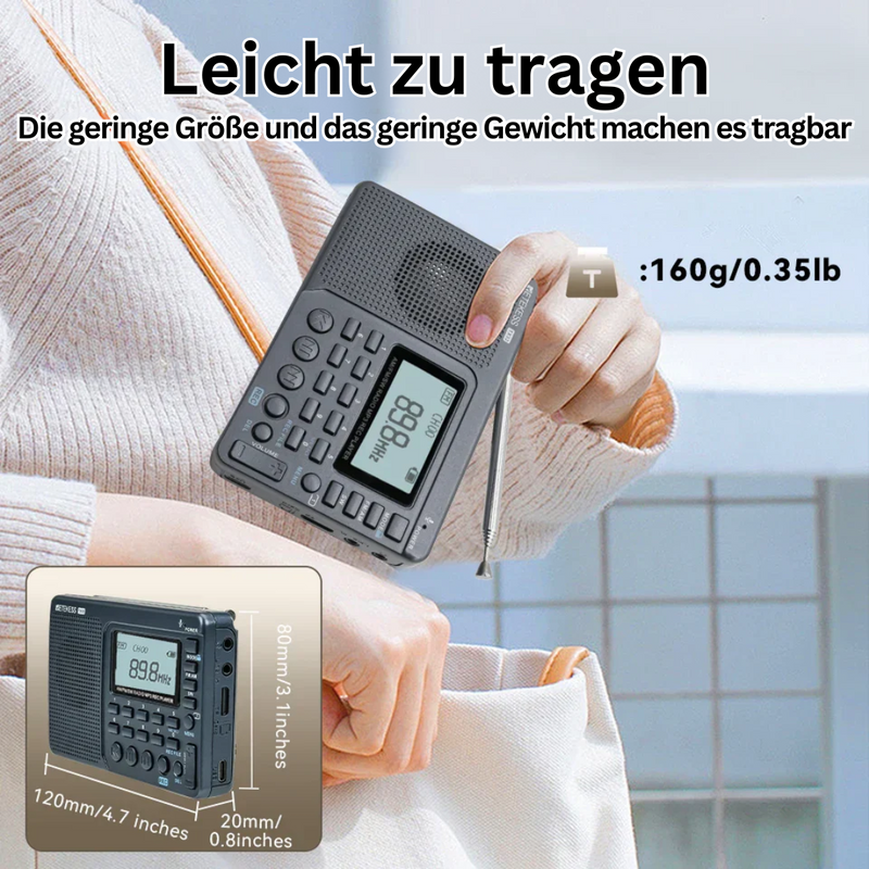 Compacte Draagbare Radio – EchoWave