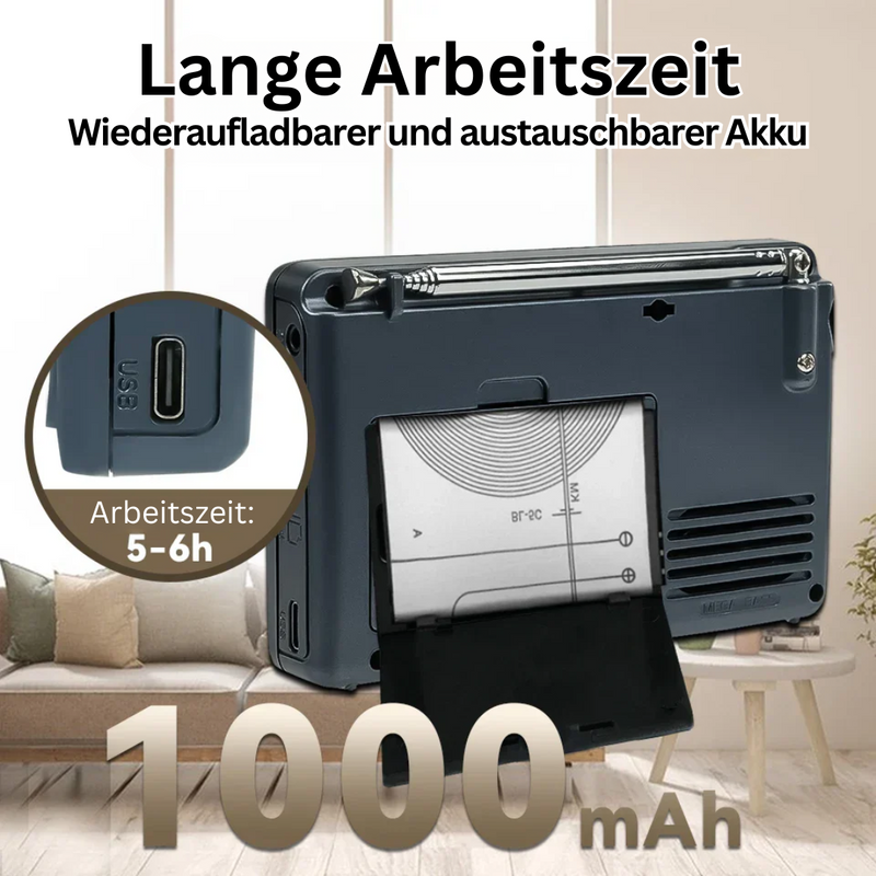 Compacte Draagbare Radio – EchoWave