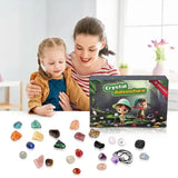 GemQuest Advent Kalender 2025 – 24 Natuurlijke Kristallen voor Ontdekking & Vreugde