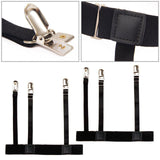 Heren Hemd-Stäbe Gummibanden Bretels voor een veilige Hemd-Houder