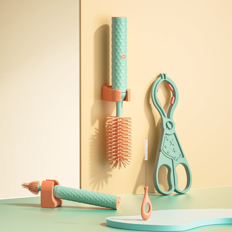 Elektrische Siliconen Flesborstel – BubblEase