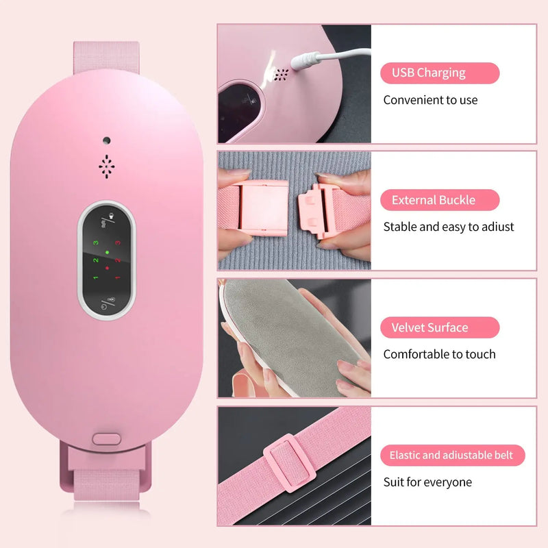 Draagbaar Elektrisch Massage- en Warmtekussen – Womon