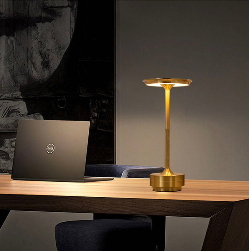 ClarityGlow Luxe Editie | Draadloze LED Tafellamp