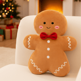 HOLIDAYGINGER – Zachte peperkoek-pluche kussen voor een warme feestelijke sfeer