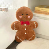 HOLIDAYGINGER – Zachte peperkoek-pluche kussen voor een warme feestelijke sfeer