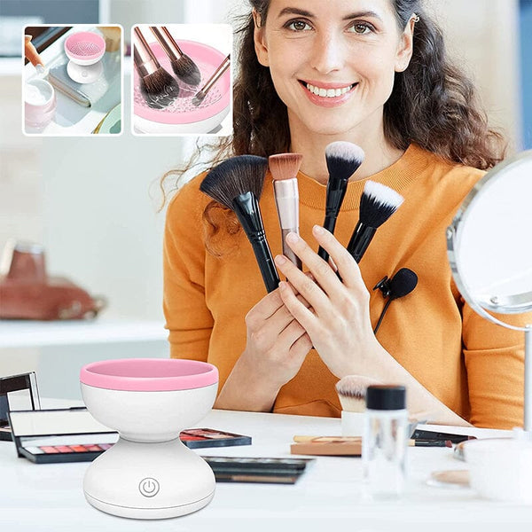 Elektrische Make-up Kwastenreiniger - Snelle en Grondige Reiniging