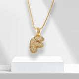 Bubble-letterketting met hanger - LuxeLette