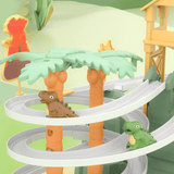 Springtrampoline met dinosaurusthema – voor actief speelplezier