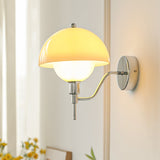 Crème Paddenstoel Hal Wandlamp – Een Vleugje Natuur geïnspireerde Elegantie