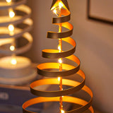 SPIRABRIGHT – LED Kerstboom met Spiraldesign en Steraccent (33 cm)