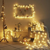 PARTYFLARE – LED-Lichtketting met warm licht & kleurrijke fonkeling