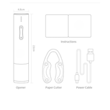 SOMMEX – Snelle Elektrische Kurkentrekker & Snijder – Eenvoudige Knopbediening