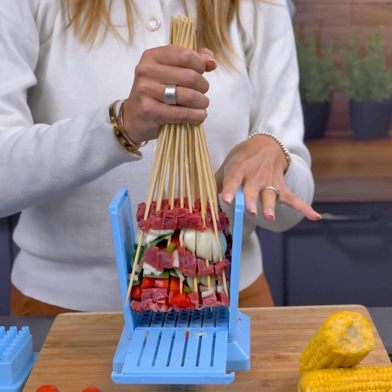 SkewerEase | Vereenvoudig het grillen met de ultieme barbecuemaker!
