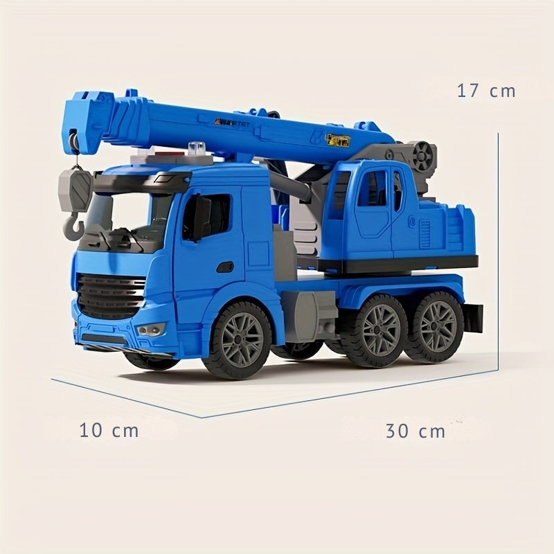 Kraanwagen Speelgoed met Licht & Geluid – Beweegbare Arm voor Bouwplaats Rollenspellen