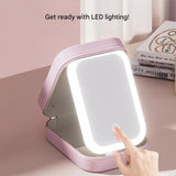 Compacte verlichte make-up organizer voor onderweg - Liora