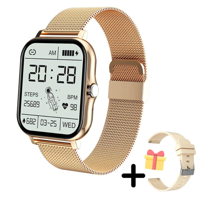 Gouden Horloge - Multifunctionele Digitale Smartwatch