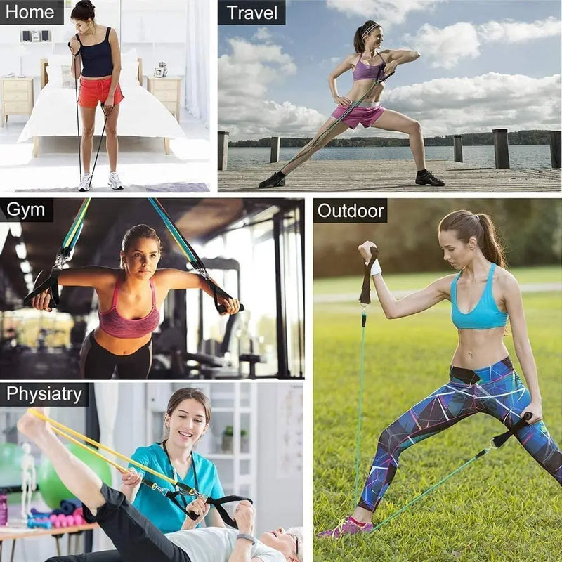 FlexFit Weerstandsbanden Set – Voor Krachttraining en Flexibiliteit