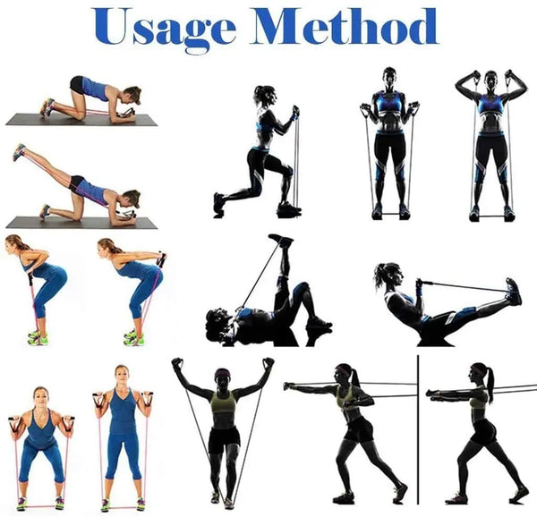FlexFit Weerstandsbanden Set – Voor Krachttraining en Flexibiliteit