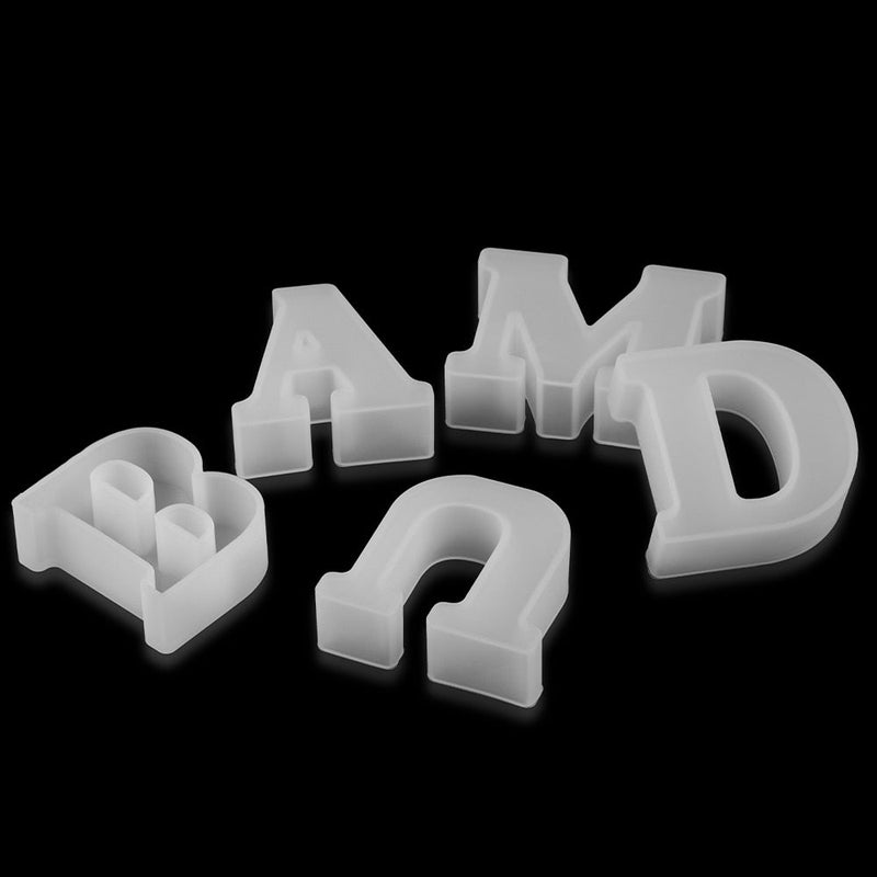 3D Siliconenmal voor het gieten van chocoladeletters – Bakplezier (1+1 Gratis)