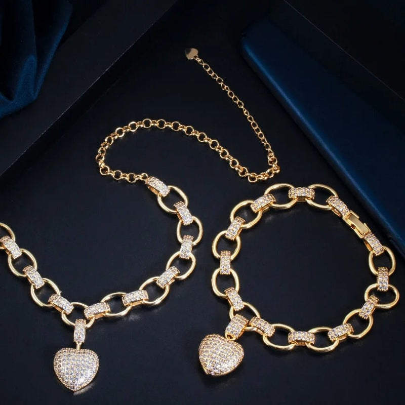 LoveLink Luxe | Exquisite sieradenensemble met oogverblindende elegantie!