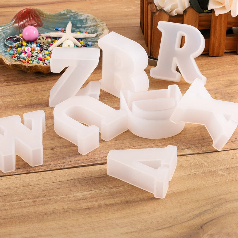 3D Siliconenmal voor het gieten van chocoladeletters – Bakplezier (1+1 Gratis)