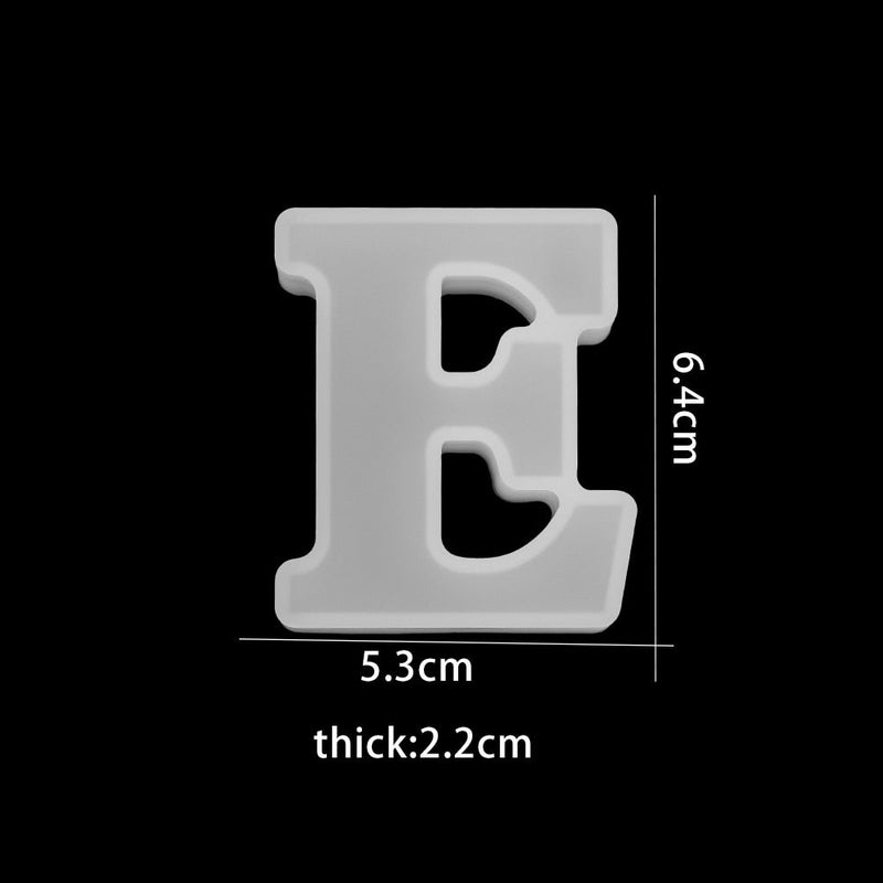 3D Siliconenmal voor het gieten van chocoladeletters – Bakplezier (1+1 Gratis)
