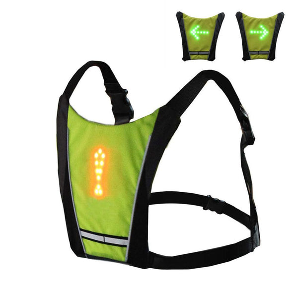 CycleBright Vest - Veilig en Zichtbaar Fietsen met Richtingaanwijzers