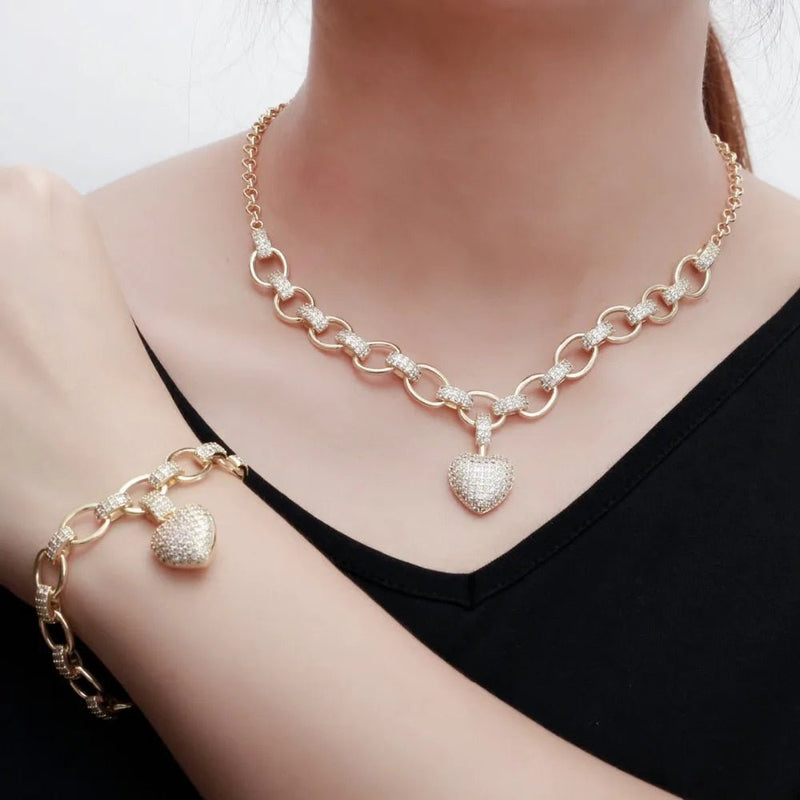 LoveLink Luxe | Exquisite sieradenensemble met oogverblindende elegantie!