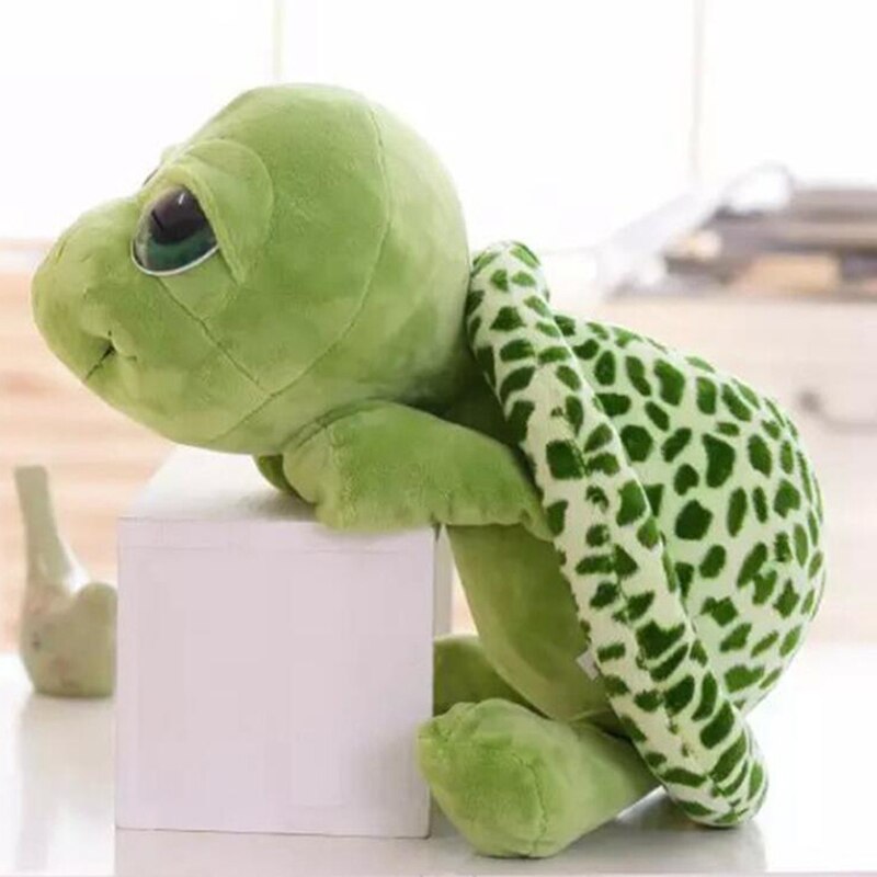 Zachte pluche schildpad knuffel met realistisch ontwerp – Knuffelpanzli